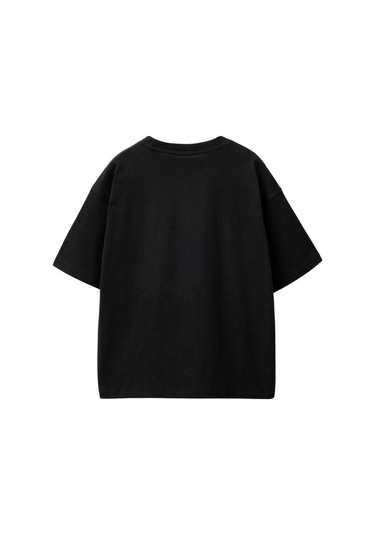 Zuzunga Unisex Basic Kısa Kollu Çocuk T-shirt Siyah
