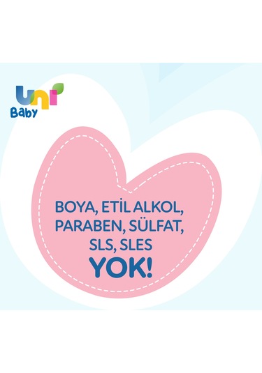 Uni Baby Kolay Tarama Saç ve Vücut Şampuanı 3 x 700 ML