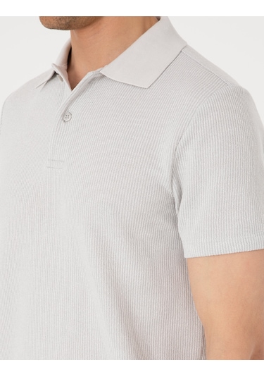 Pierre Cardin Erkek Gri Tişört 50310171-vr024 Gri