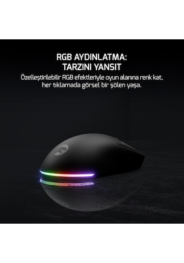 Gamepower Fenix 24.000dpı Triple Mode Kablolu/bluetooth/2.4g Siyah Gaming Mouse Fenix