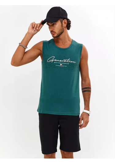 Coffa Baskılı Spor Atleti İç Çamaşırı 90569594 Turkuaz