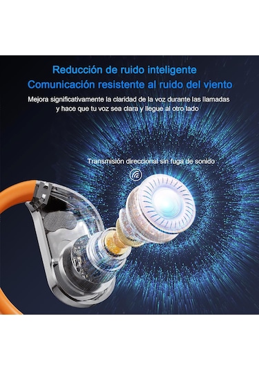 Teltree M113 Açık Kulaklı Aı Çeviri Kulaklığı - Kablosuz Bluetooth 5.4, 144 Dil Gerçek Zamanlı Çeviri, 4 Saat Kullanım Süresi, Gri Renk