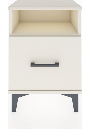 Arges Komodin Tek Raflı 2 Çekmeceli 44x30x64 Aytaşı-aytaşı Aytaşı