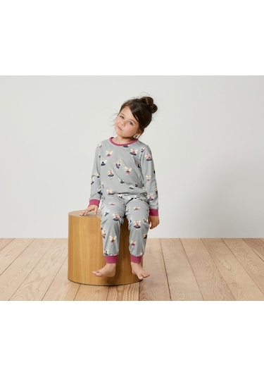 Tchibo Kız Çocuk Pijama, 2li Pembe