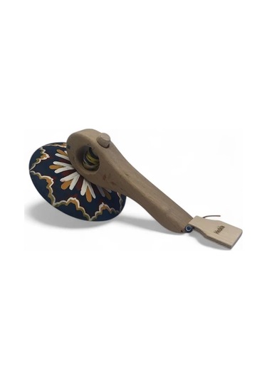 Çılgın Çark Ahşap Topaç Mavi