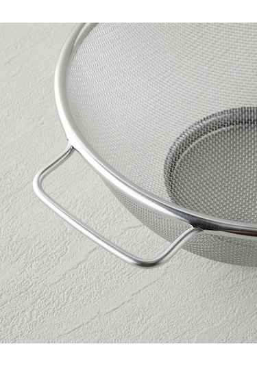 English Home Brims Paslanmaz Çelik Süzgeç 22-22 Cm Gri