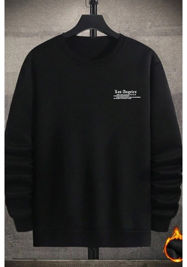 Polizei Sırt Baskılı Sweatshirt Siyah2 Siyah