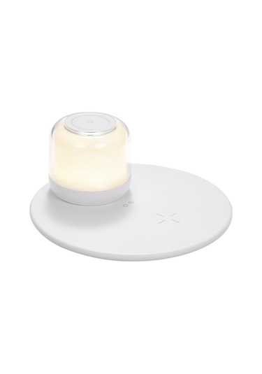 15w Kablosuz Hızlı Şarj, Rgb Gece Lambası, Dokunmatik Kontrol, Ayarlanabilir Parlaklık, 600mah Pil