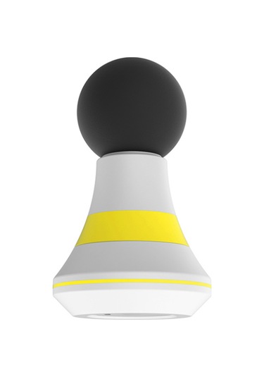 Samdoo El Tipi Elektrikli Masaj Cihazı - Kas Açısını Alleviate Et - 6 Seviye Şiddet - 400mah Pil - Sarı Sarı