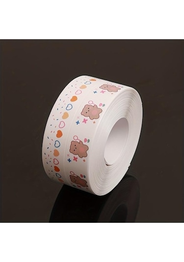 Pazly 1 Rulo Karikatür Kalafat Şerit, Kendinden Yapışkanlı Mutfak Tezgahı Mastik, Sızdırmazlık Bandı, Banyo Ve Tuvalet Dekorasyonu 56672336 Diğer