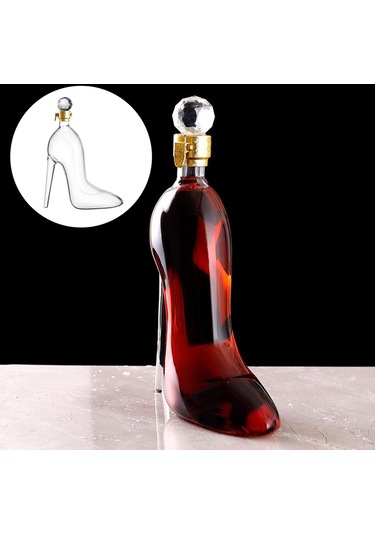 Homyl Yenilik Viski Sürahi Cam Merlot Moscato Şarap Şişesi Temizlemek