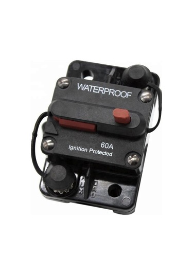 Obus Karavan Dc Sigorta 60 Amper Waterproof Otomatik Sigorta