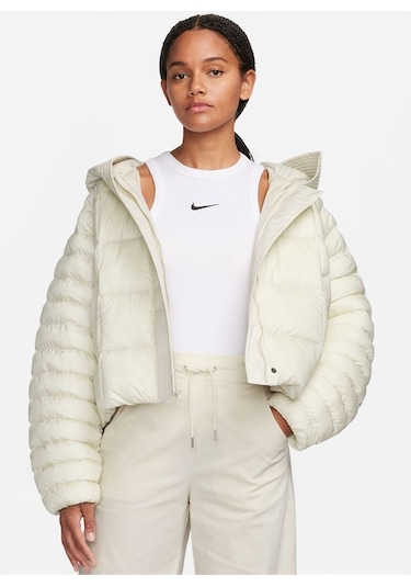 Nsw Essentials Prima Puffer Krem Kadın Mont Krem