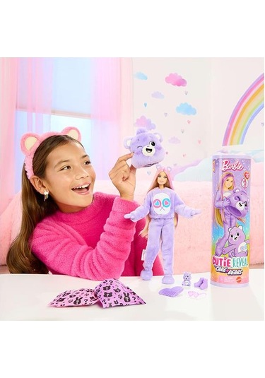 Barbie Cutie Reveal Sevimli Ayıcıklar Serisi Mor Jcn94