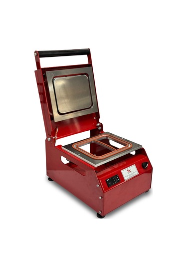 Sönmez Manuel Kase Kapatma 2 Gözlu Tabak Kapatma Makinesi Red