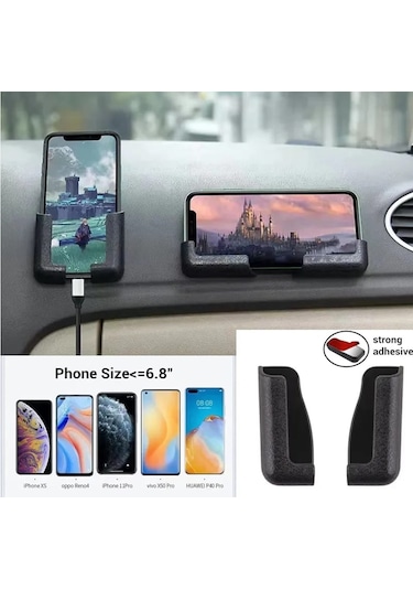 Telefon ve Tablet Tutucu Ergonomik Pratik Araç-Ev-Ofis Yapıştırma