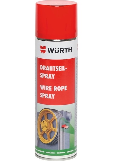 Würth Tel Halat Yağlama Ve Koruma Spreyi 500ml Wıre Rope Spray