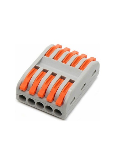 Hızlı Kablo Ekleme Aparatı - 5 li Kablo Birleştirici - 1 Adet