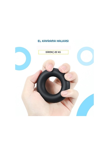 Exeo Direnç Ayarlanabilir Sayaçlı El Egzersiz Yayı Seti -60 KG