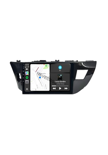 Toyota Corolla 2013-15 10" Uyumlu Androıd Multimedya Gerçek 2/32 Kablosuz Carplay Geri Görüş Kameralı 10"