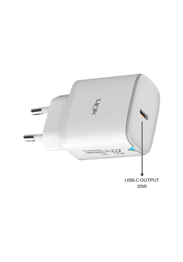 LinkTech C309 20 W PD 3.0 Type-C Çıkışlı Şarj Adaptörü