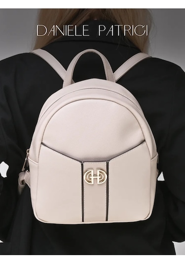 Daniele Patrici Şehir A5 Deri Sırt Çantası 210533362 Bej