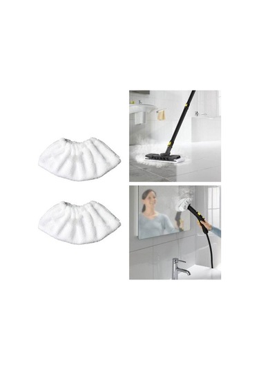 Unimarket 4 Adet Buharlı Temizleyici Pencere Bezi Pedleri, Sc1 Sc2 Sc3 Sc4 Yedek Parça Süpürge Yedek Parçaları Süpürge Yedek Parçaları