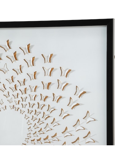 Mudo Home Auralıs Çerçeveli Cam Tablo 100x100 Cm