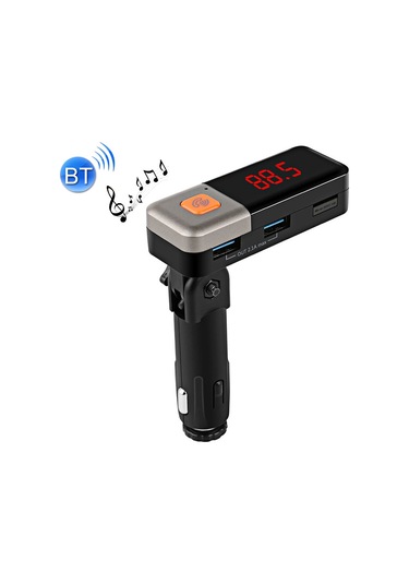 Bc11 Çift Usb Araç Şarj Cihazı Bluetooth Fm Verici Kiti, Destek Lcd Ekran / Tf Kart Müzik Çalma / Eller Serbest