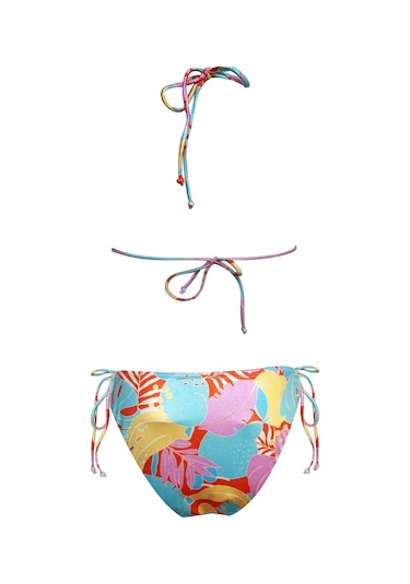 Deep Beach Üçgen Ipli Bikini Takım Kırmızı