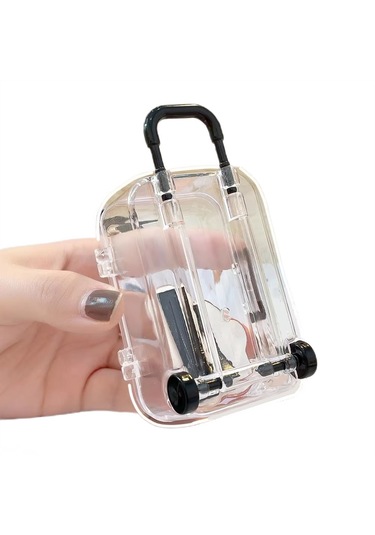 Schulzz Gerçekçi Bavul Şeklinde Mini 8x5x4 Cm Takı Saklama Kutusu