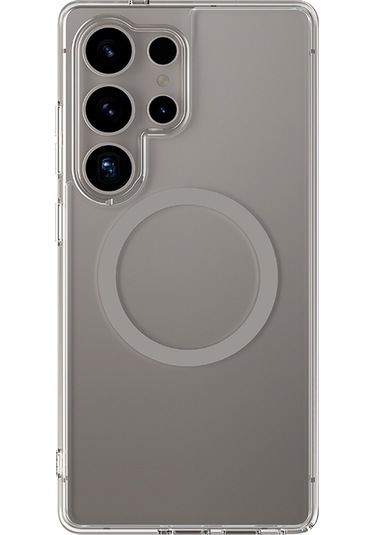Galaxy Uyumlu S25 Ultra Kılıf Magsafe Uyumlu Amazingthing Minimal Serisi Kapak Titanyum - Gri