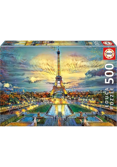 Educa 500 Parça Eyfel Kulesi Puzzle - 19621 - Eiffel Tower