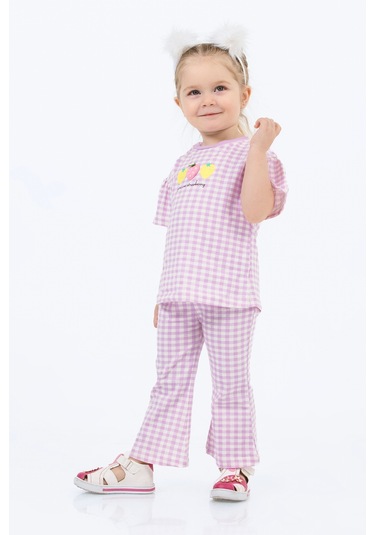 Harika Kids Kız Bebek İspanol Paça Alt-üst Takım 001