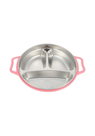 Çocuk Yemek Tabağı Bölünmüş Yemek Servis Tabağı Yemek Saklama Tabağı Bölünmüş Yemek Tabağı Kahverengi - Krem