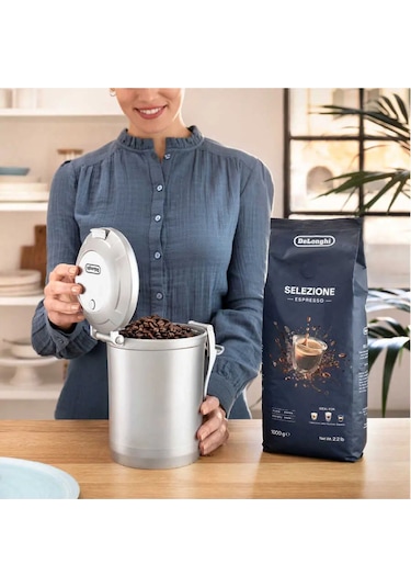 Delonghi Dlsc068 Vakumlu Kahve Saklama Kabı 1.5 Lt Gümüş