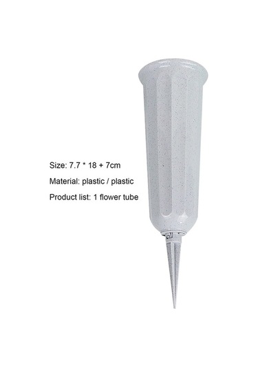 Ulzyvf Lebihmurah 4994 Mezar Vazo Korozyona Dayanıklı Mezarlık Mezar Taşı Vazo Kazıklı Mezarlık Vazo, Korozyona Dayanıklı