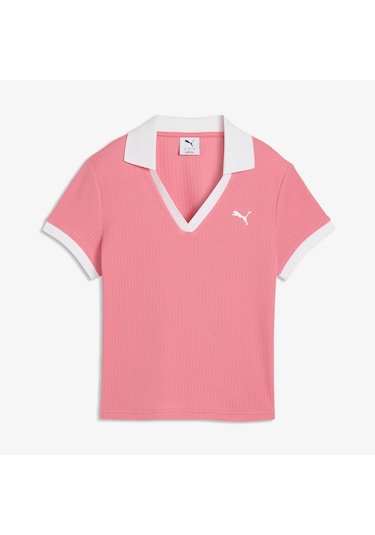 Puma Wardrobe Ess Kadın Pembe Polo 635395