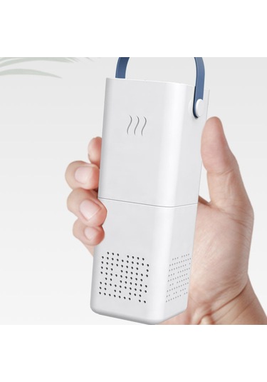 Samdoo Mobil Hava Temizleyici: İyon Teknolojisiyle Formaldehit Ve Duman Temizleyici, Otomobil & Ev Uygun Küçük Boyutlu Hava Temizleyici - Mavi Mavi