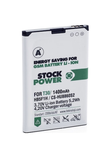 Turkcell T-30 / T-11 1400 Mah Stock Power Batarya
