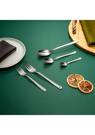 Fecra Royal 30 Parça Sade Çatal Kaşık Bıçak Takımı