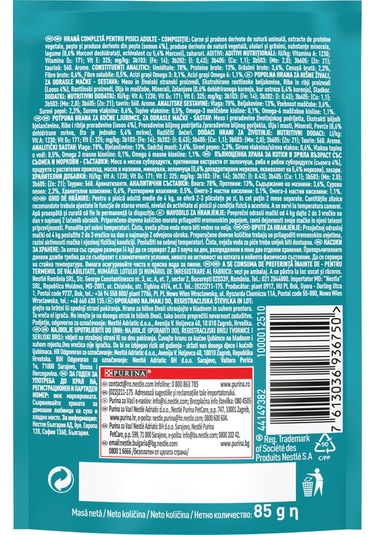 Kısırlaştırılmış Kedi Maması Somon & Havuç 85 G