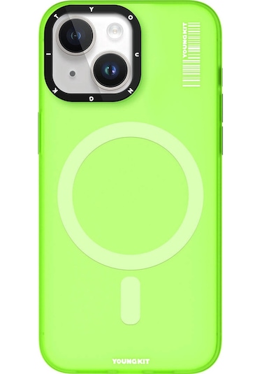 Iphone Uyumlu 15 Kılıf Magsafe Şarj Özellikli Youngkit Hidden Sand Serisi Kapak