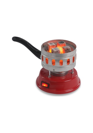 Yuvarlak Galvaniz Elektrikli Nargile Köz Ocağı