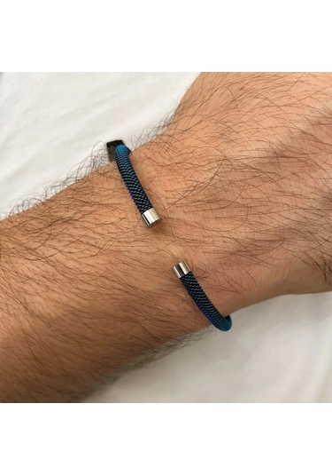 Mavi Çelik Bileklik