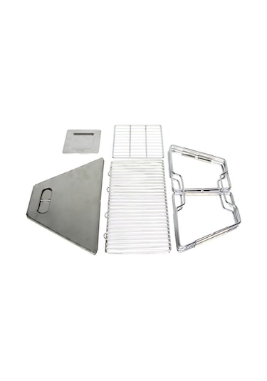 Madfox Katlanır Ayaklı Kömürlü Mangal + Taşıma Çantası