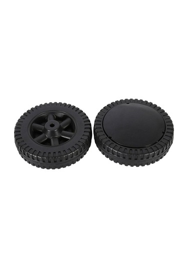 Besthome1 15cm Pp Malzeme Izgara Arabası Tekerlekleri - 2 Adet Boşluklu Hafif Fırça Teker, 4 Delikli Blower Modeli Renkli Çok Renkli