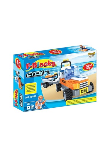 Furkan Toys F-Blocks City Seri 124 Parça