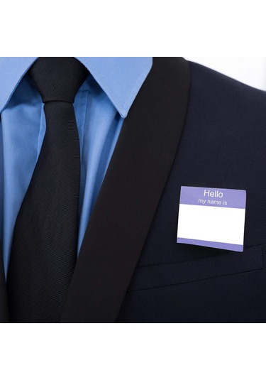 10 Adet Mıknatıslı Yakalık Isimlik - Manyetik Rozet Tutucu