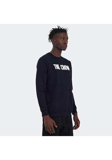 The Crow THE CROW Erkek  Lacivert Sweatshirt
